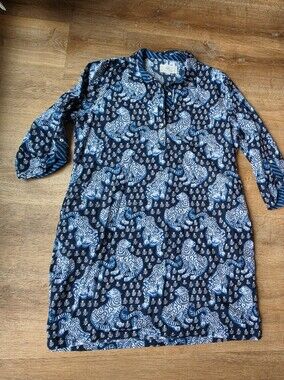 Printfresh "Tiger Queen" Shift Sleep Dress Size XL
